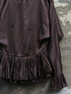 Mutedance 25 Autumn/Winter Round Neck Top Skirt Plant Dye Highly Handmade MD-MD25FW67-purple (MD25FW65)